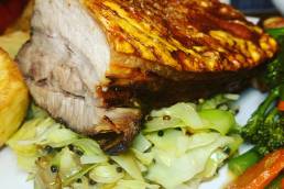 Ginger and mustard cabbage