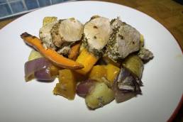 Pork Fillet with Roasted Vegetables