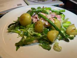 Hot Roast Asparagus & Potato Salad
