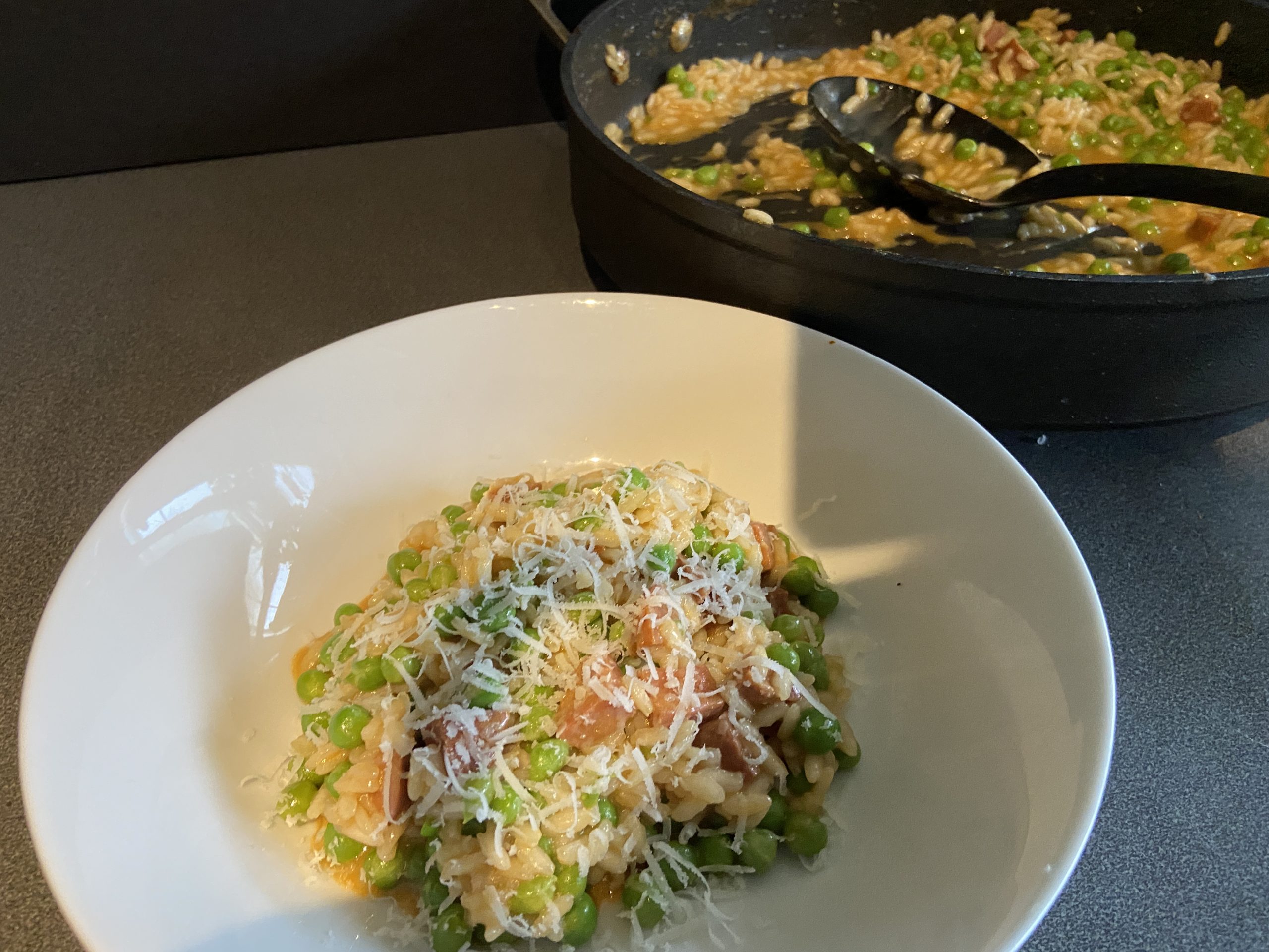 Chorizo and pea risotto recipe UK Top 10 Dad Blog